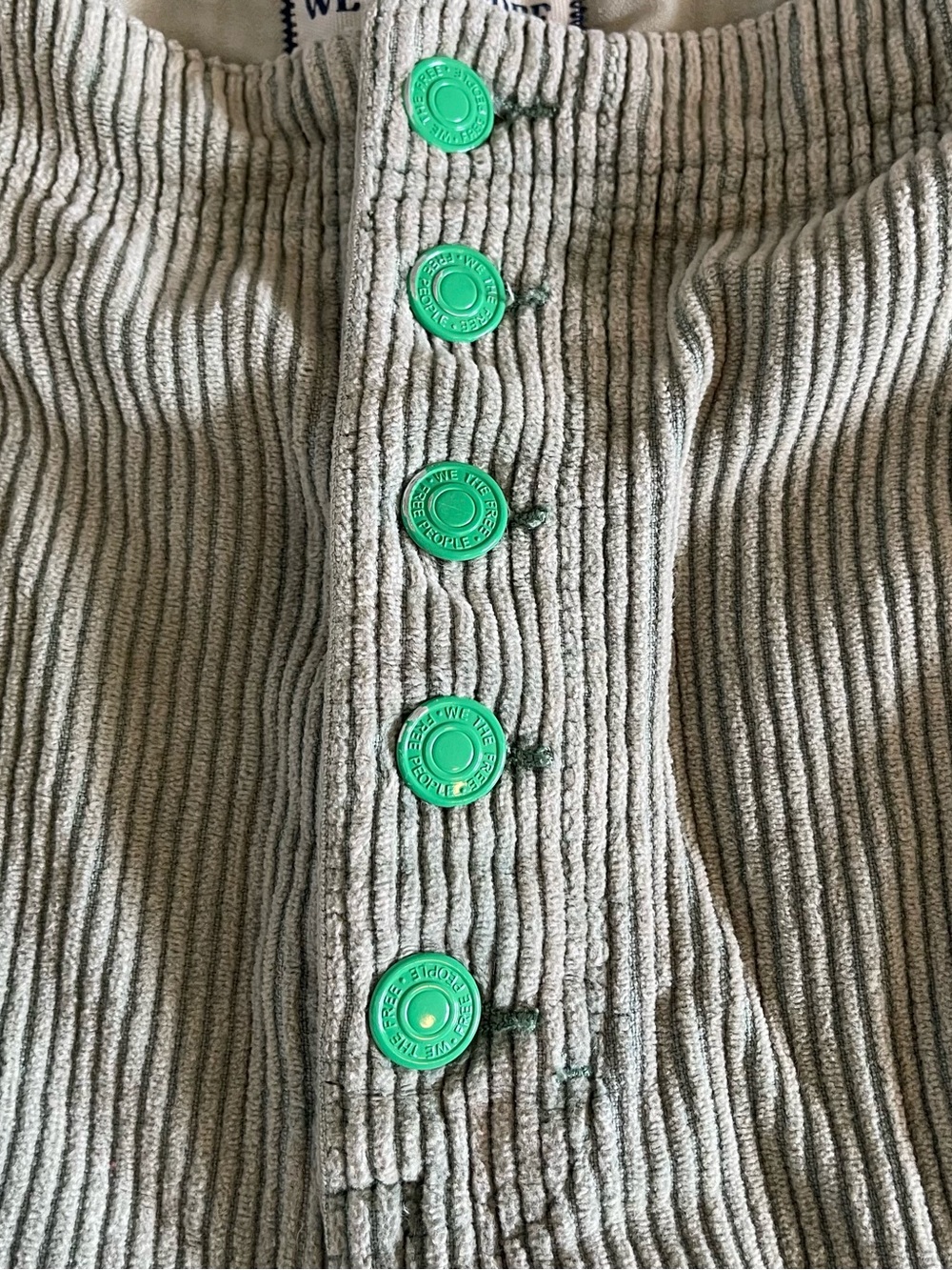 We the Free Olive Green Corduroy Button-Fly Pants - Picture 6 of 10